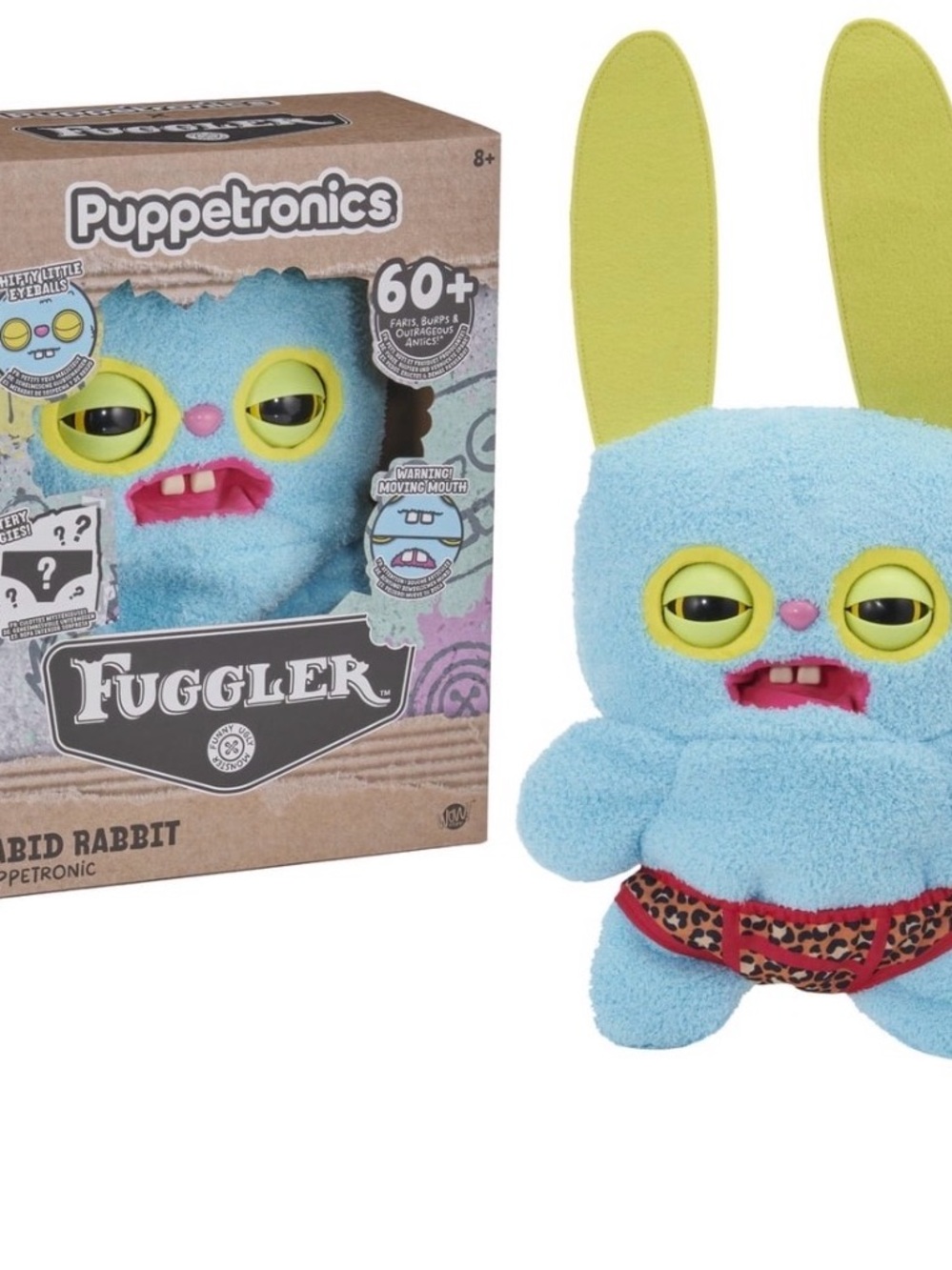 Fuggler Rabid Rabbit Puppetronic Plush NEW!!! - Picture 3 of 16